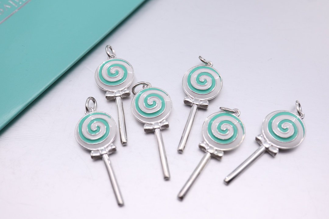 TIFFANY STERLING SILVER LOLLIPOP NECKLACE