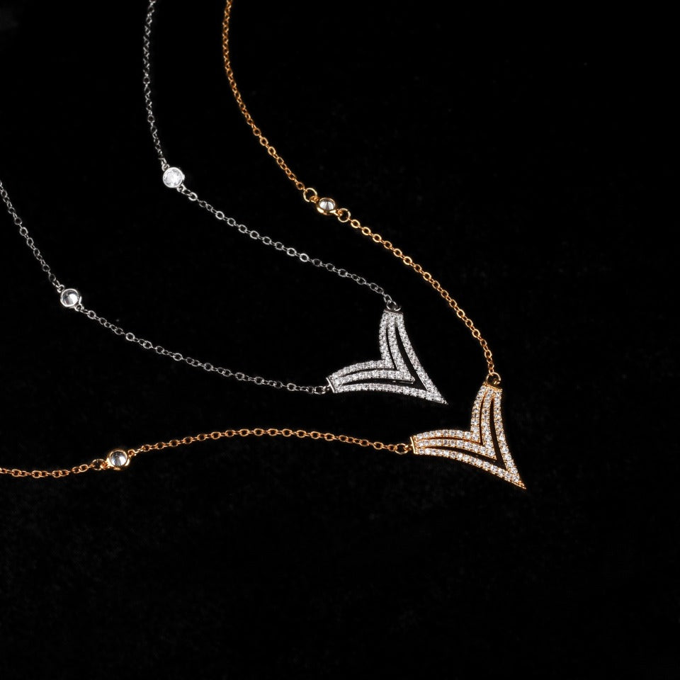 MESSIKA MESSIK HEART DIAMOND NECKLACE