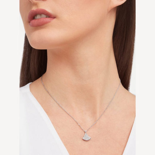 BVLGARI DREAM NECKLACE SILVER DIAMOND