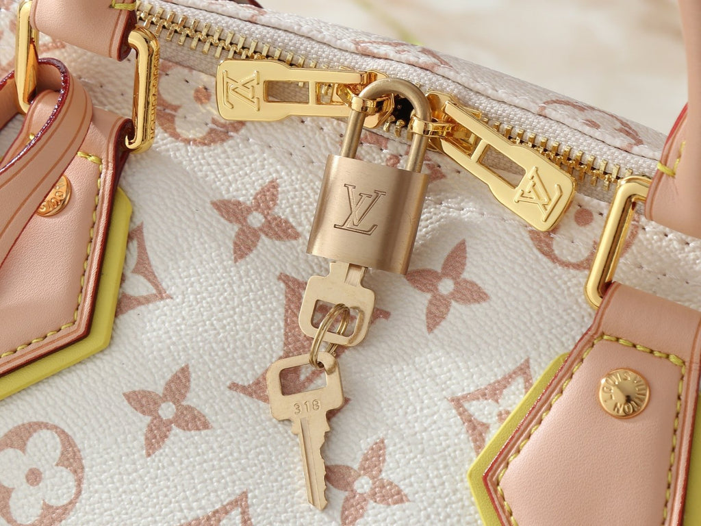 Louis Vuitton Crafty Speedy Bandoulière Handbag — detail