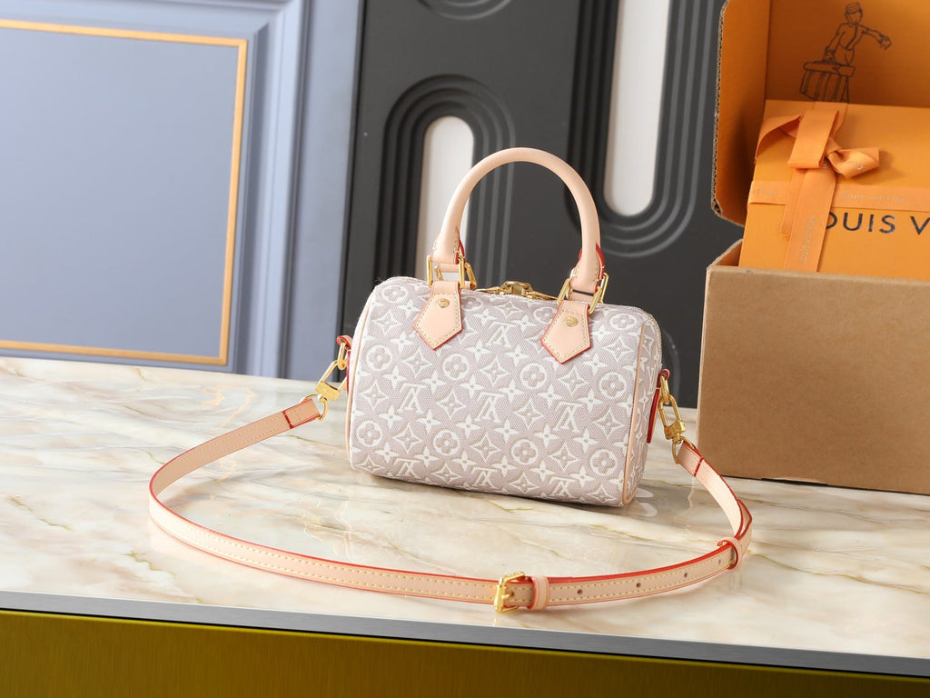 Louis Vuitton Speedy Bandoulière Monogram Emblème Handbag — back
