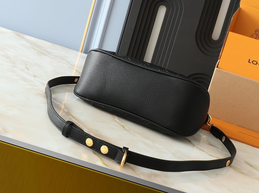Louis Vuitton Boulogne Embossed Monogram Shoulder Bag — detail