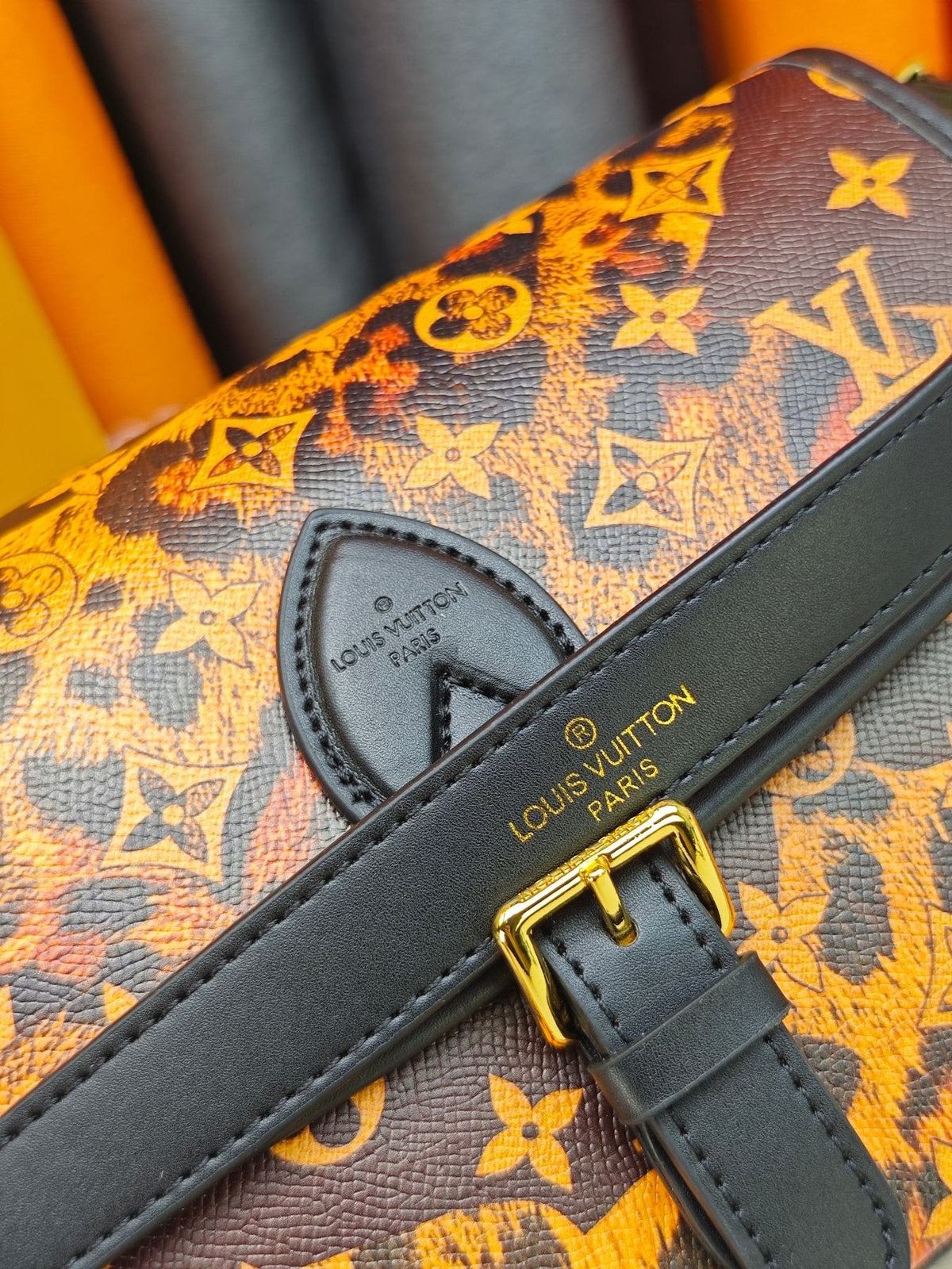 Louis Vuitton Diane Leopard Monogram Shoulder Bag — detail
