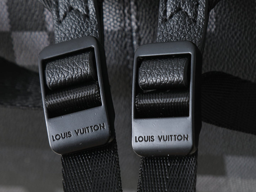 Louis Vuitton Discovery Pixel-Pattern Backpack — detail