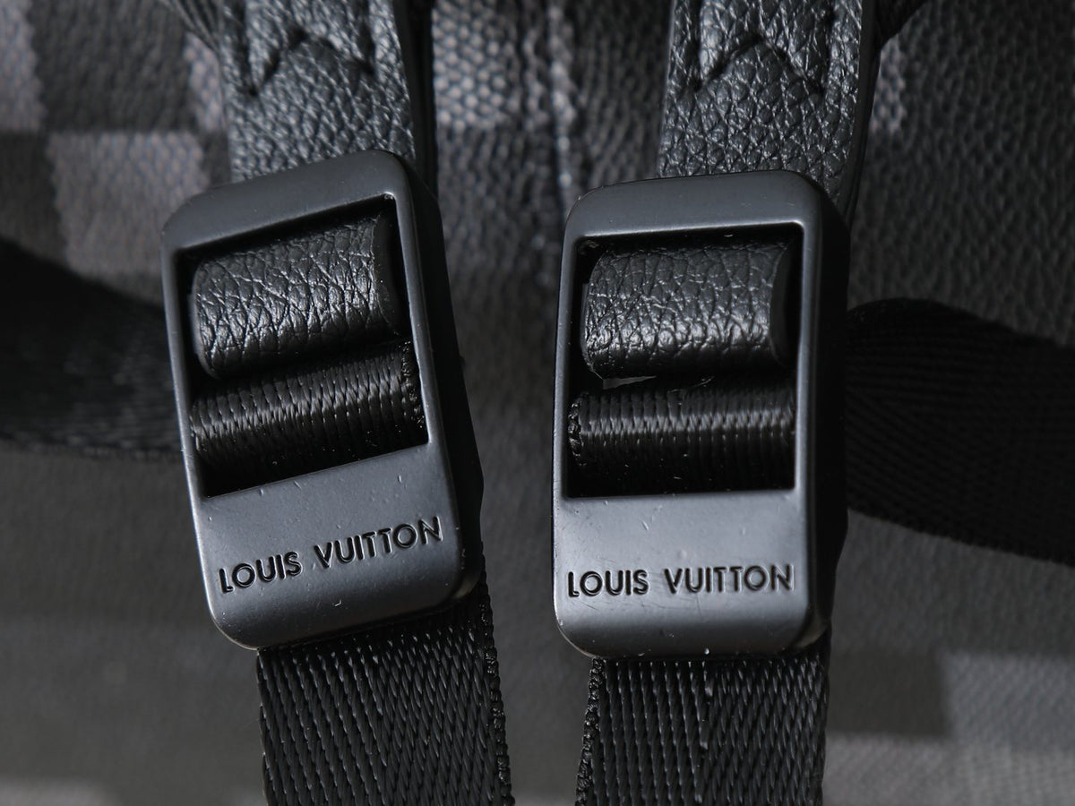 Louis Vuitton Discovery Pixel-Pattern Backpack — detail