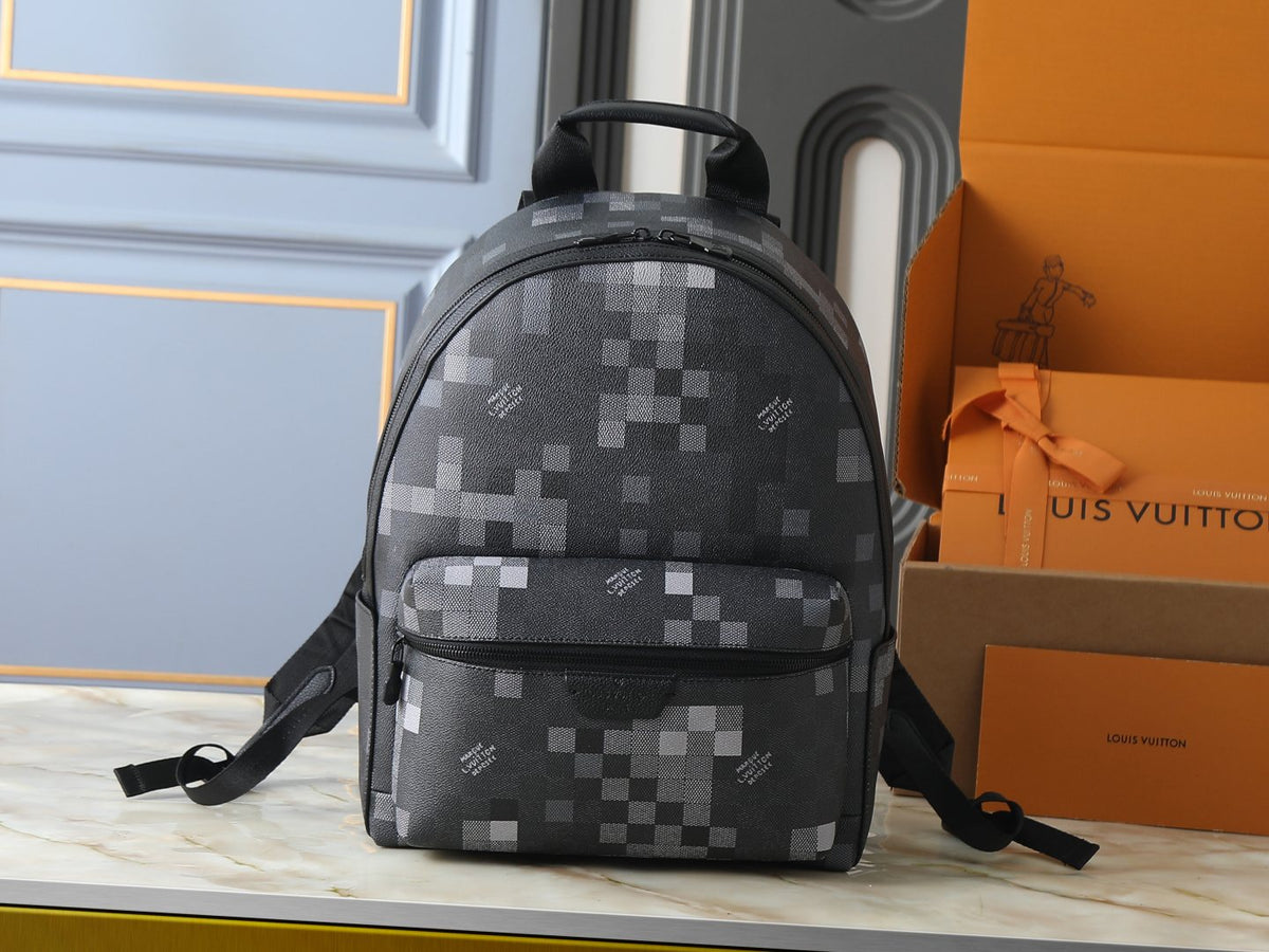 Louis Vuitton Discovery Pixel-Pattern Backpack — hero