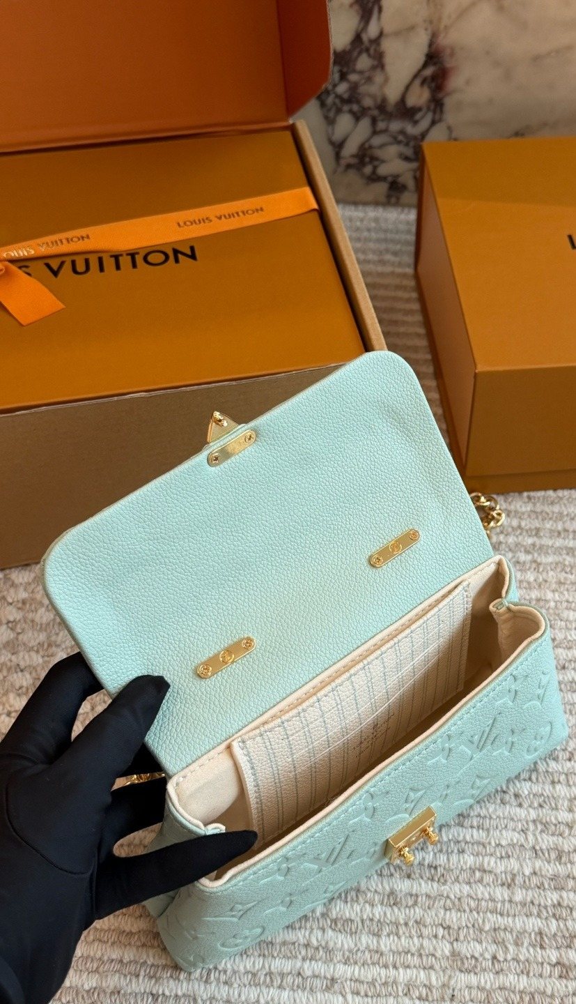 Louis Vuitton Nano Madeleine Monogram Empreinte Top-Handle Bag — detail