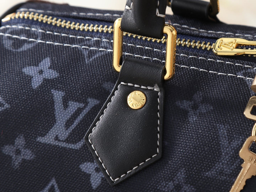 Louis Vuitton Speedy Soft Monogram Emblème Handbag — detail