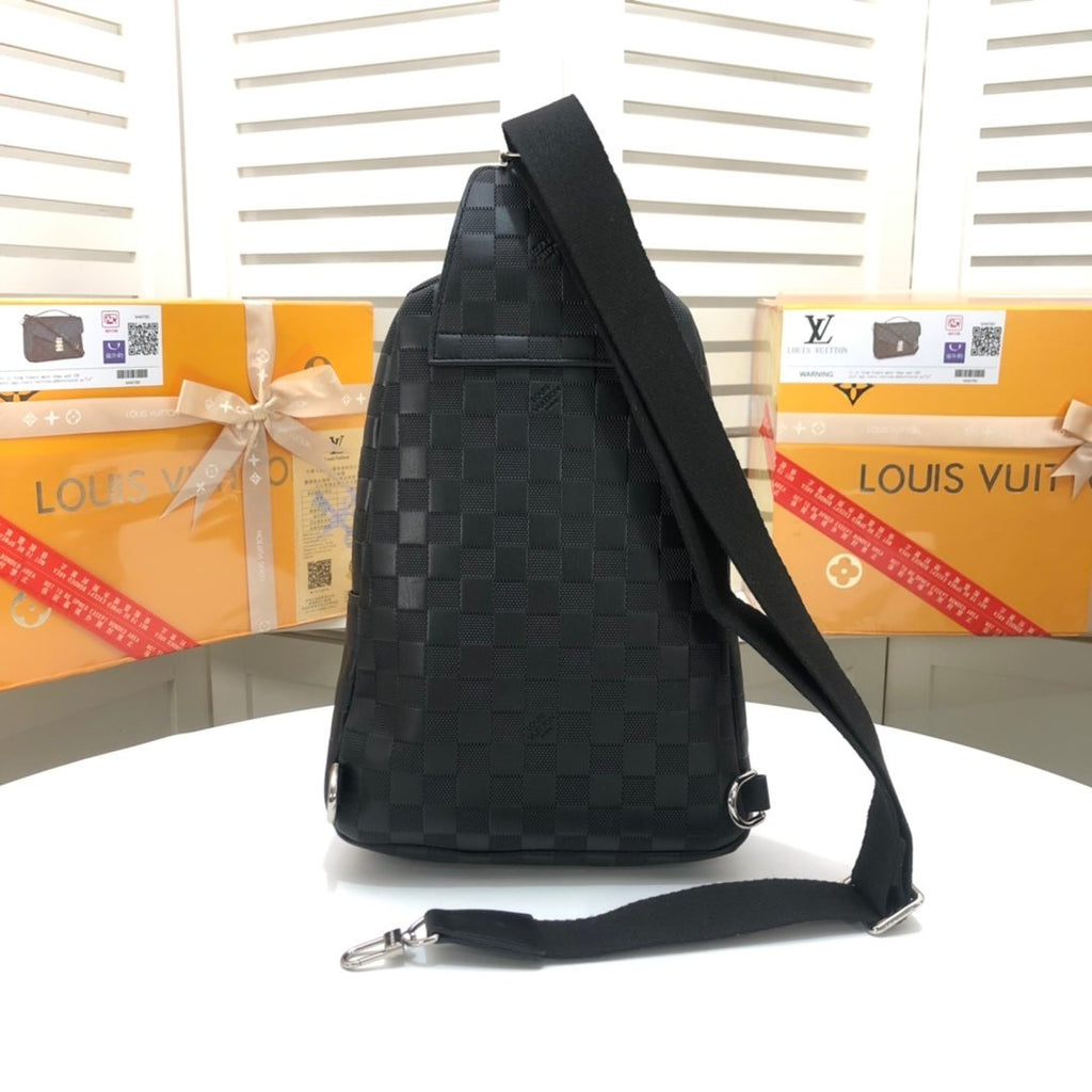 Louis Vuitton Avenue Checkerboard Sling Bag — back