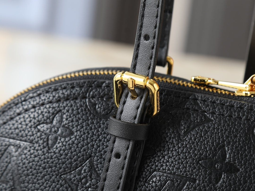 Louis Vuitton Hang On Embossed Monogram Shoulder Bag — detail