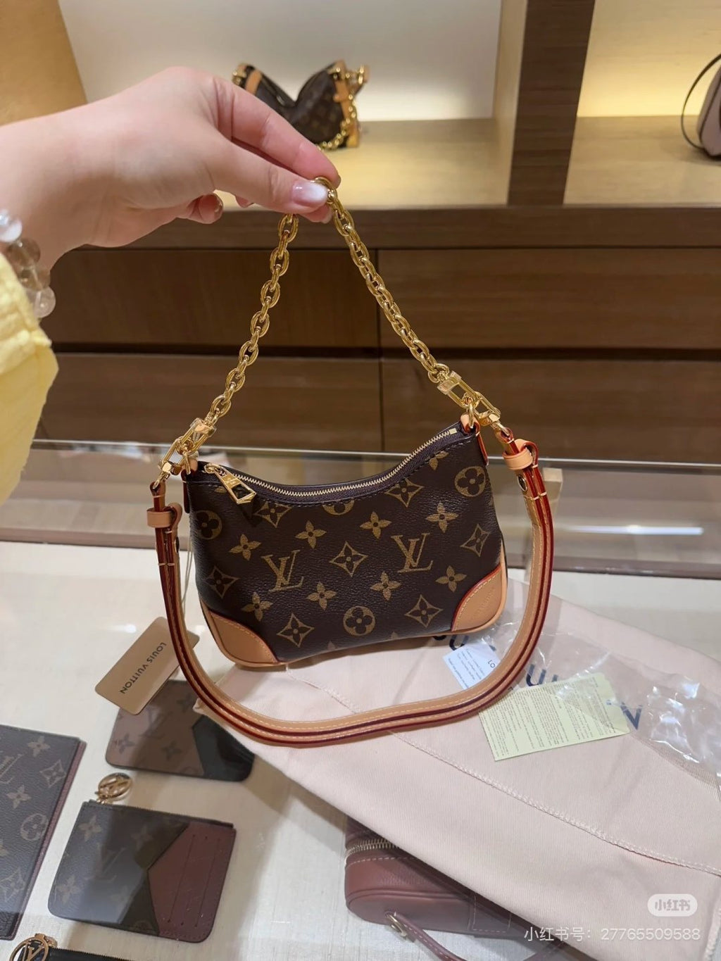 Louis Vuitton Monogram Crescent Shoulder Bag — hero