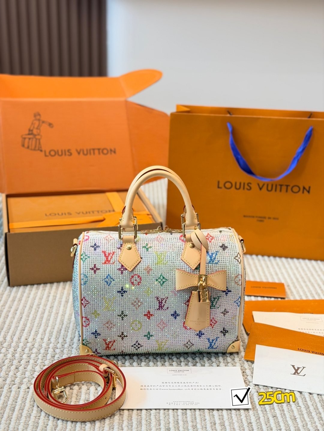 Louis Vuitton Speedy Top-Handle Shoulder Bag — front
