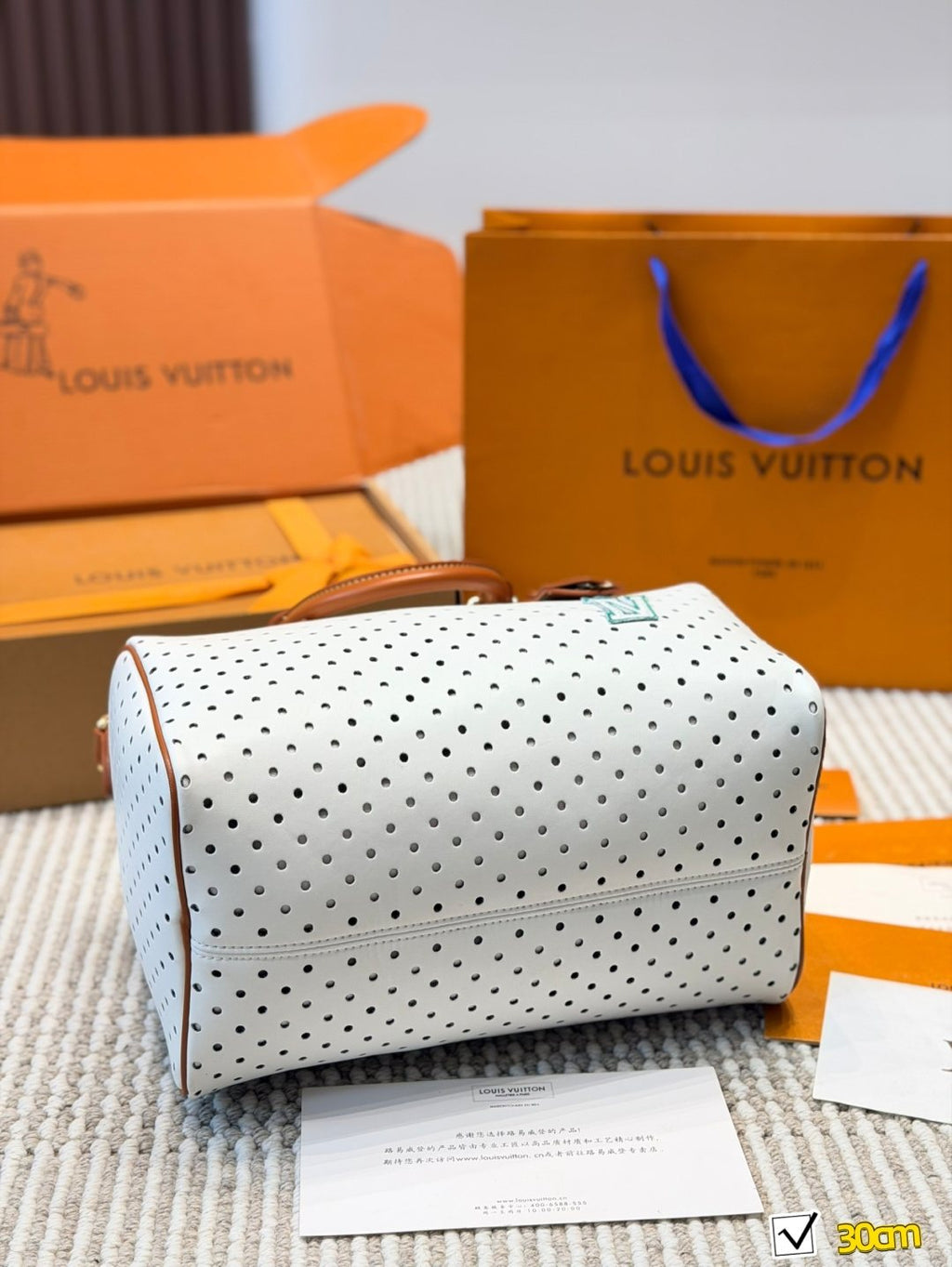 Louis Vuitton Speedy Top-Handle Shoulder Bag — detail