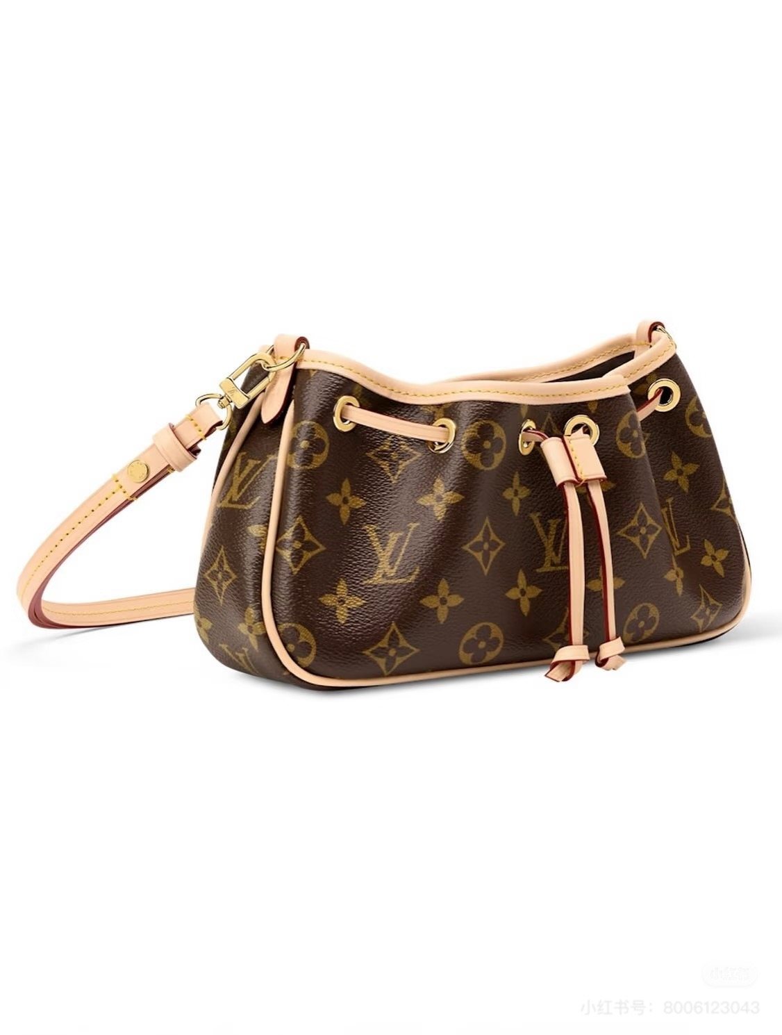 Louis Vuitton Nano Frivole Monogram Shoulder Bag — front