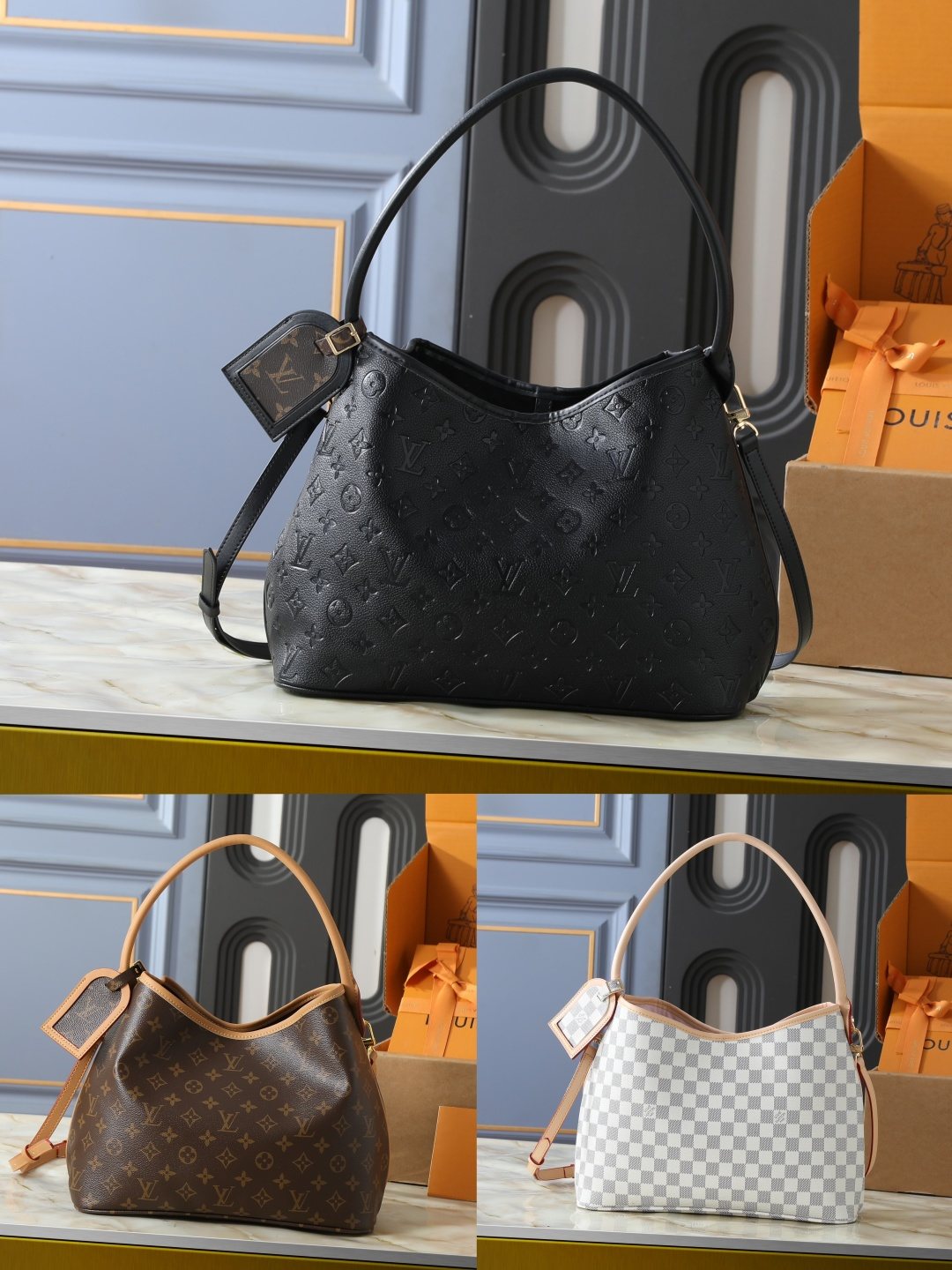 Louis Vuitton Graceful Shoulder Bag — comparison