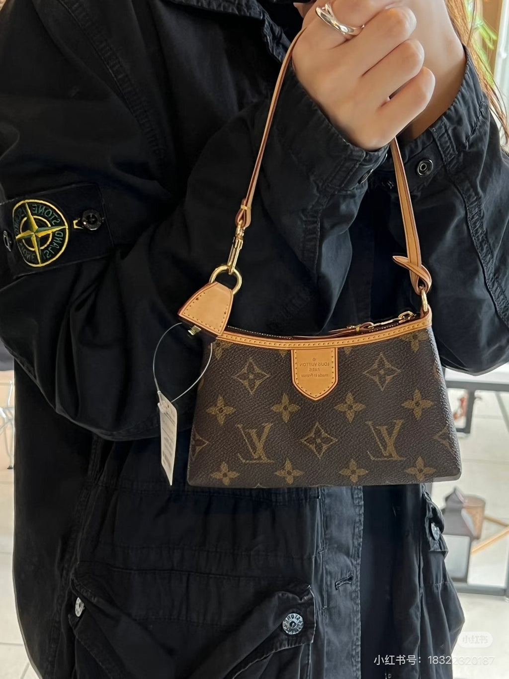 Louis Vuitton Monogram Mini Coin Purse with Short Strap — model