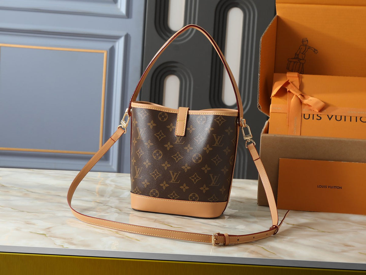 Louis Vuitton Nano Noé Monogram Bucket Bag — back