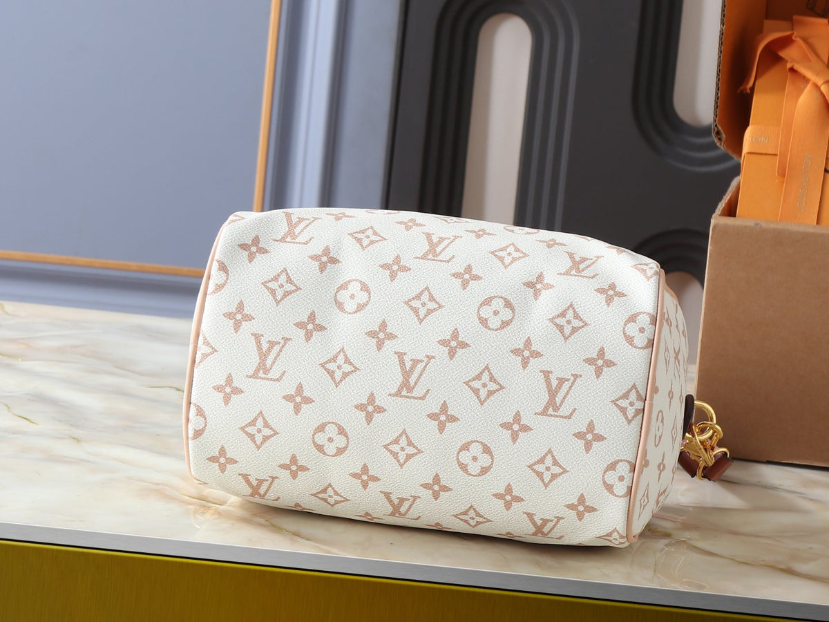 Louis Vuitton Crafty Speedy Bandoulière Monogram Bag — detail
