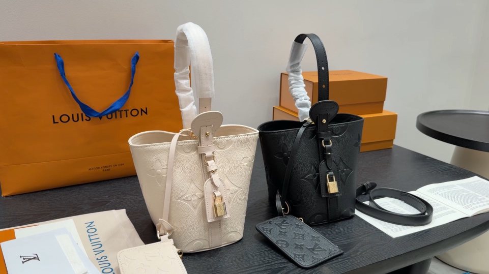 Louis Vuitton AllinBB Embossed Bucket Bag — hero