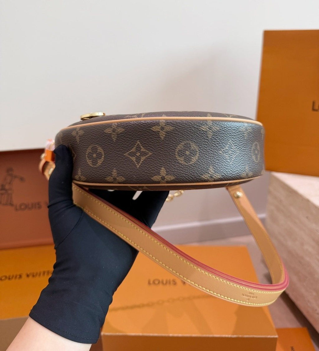 Louis Vuitton Loop Monogram Crescent Shoulder Bag — detail