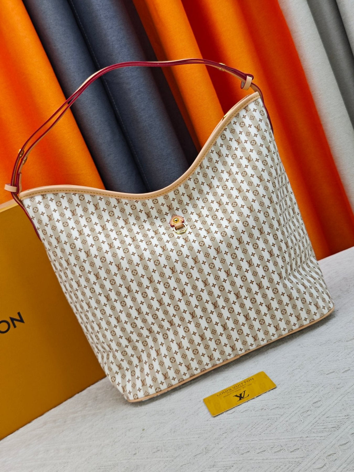 Louis Vuitton LineUp MM Monogram Shoulder Bag — back