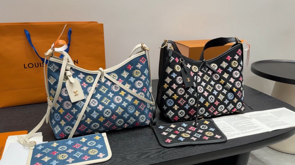 Louis Vuitton Carryall Embellished Shoulder Bag — hero