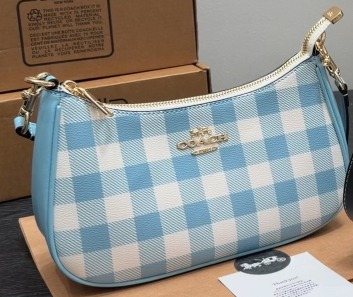 Coach Teri Checked Shoulder Bag — hero