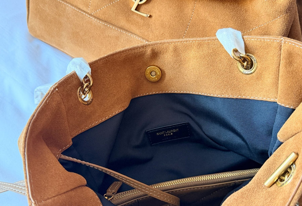 Saint Laurent Jamie Pochon Chain-Handle Tote — detail