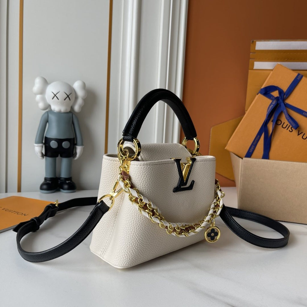 Louis Vuitton Capucines Daydream Floral Chain Handbag — front