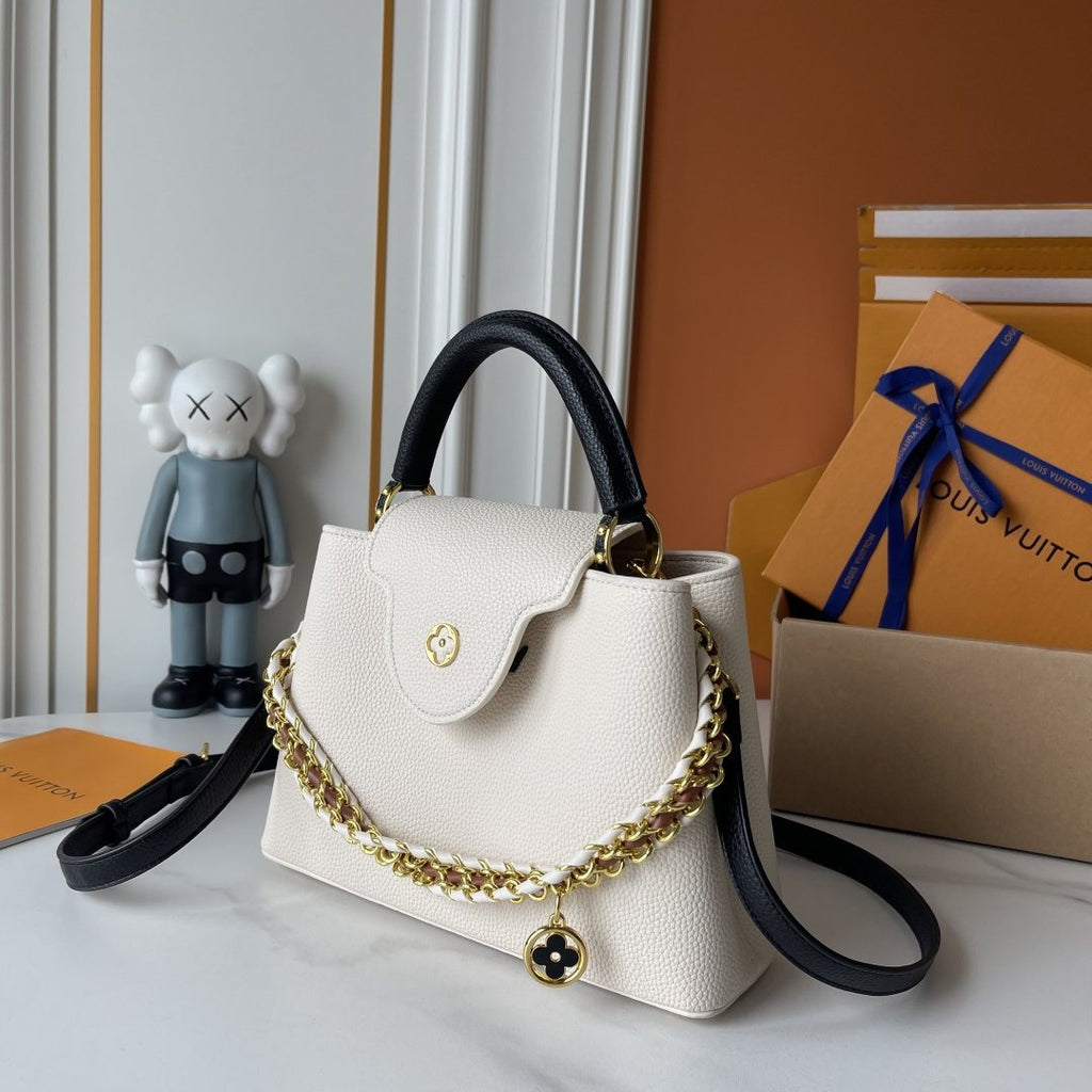 Louis Vuitton Capucines Daydream Floral Chain Handbag — front