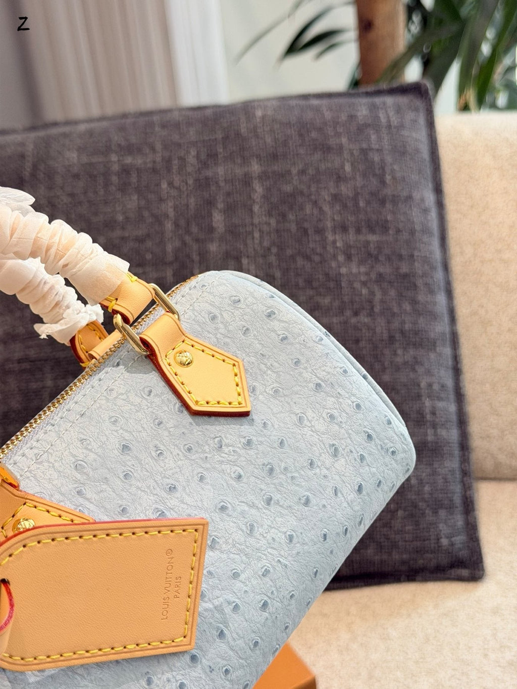 Louis Vuitton Speedy Embossed Monogram Top-Handle Bag — detail