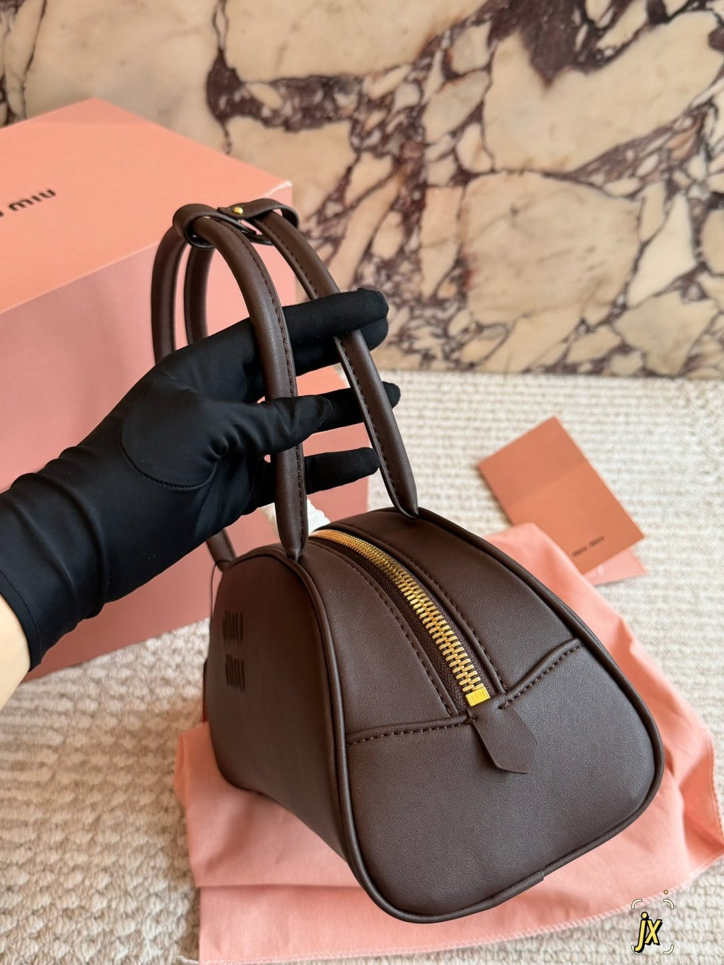 Miu Miu Wander Chain-Trim Shoulder Bag — model