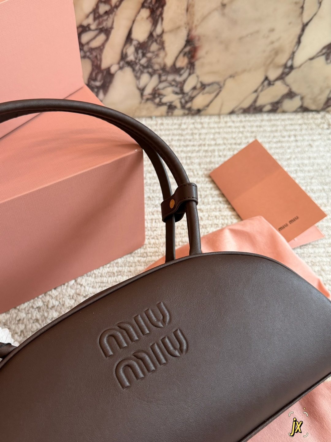 Miu Miu Wander Chain-Trim Shoulder Bag — detail