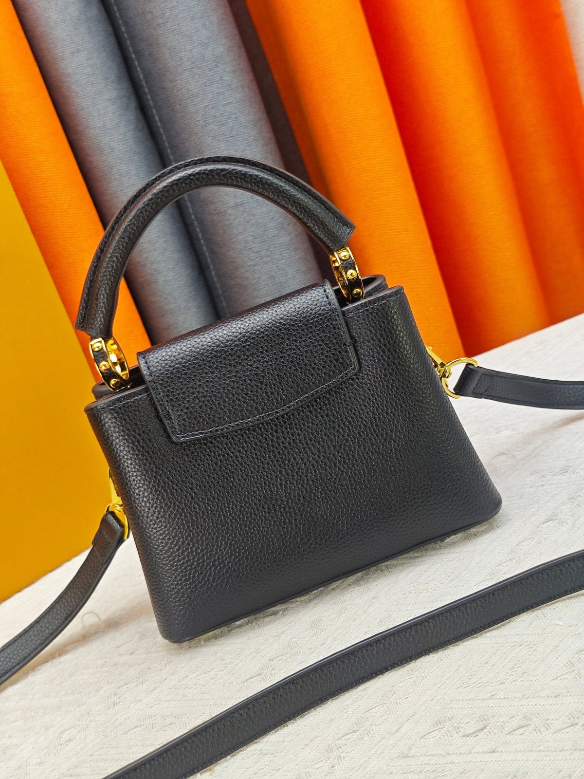 Louis Vuitton Capucines Nano Mirage Chain Top-Handle Bag — back