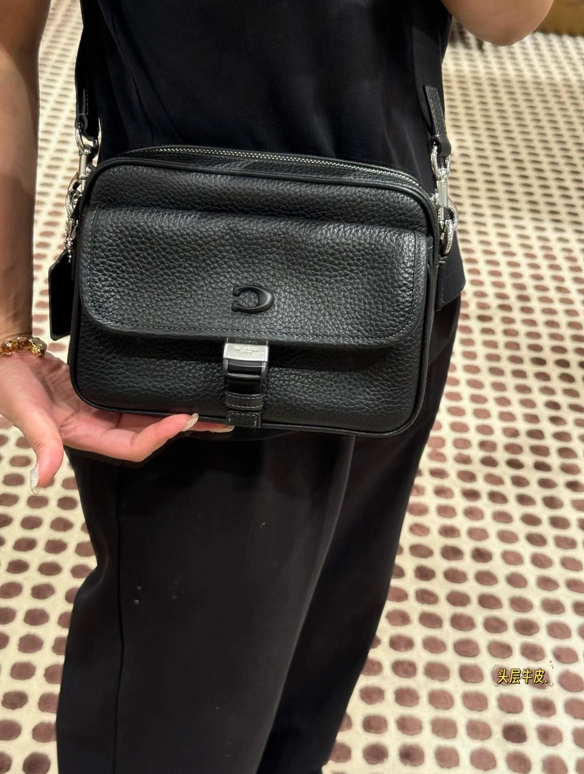Coach Knox Buckle-Flap Crossbody Bag — hero