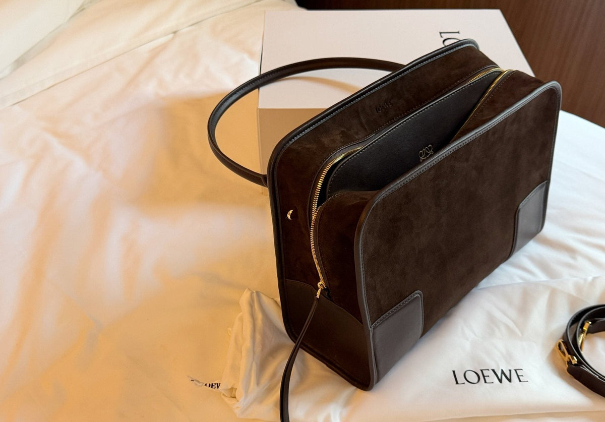 Loewe Amazona180 Top-Handle Shoulder Bag — detail