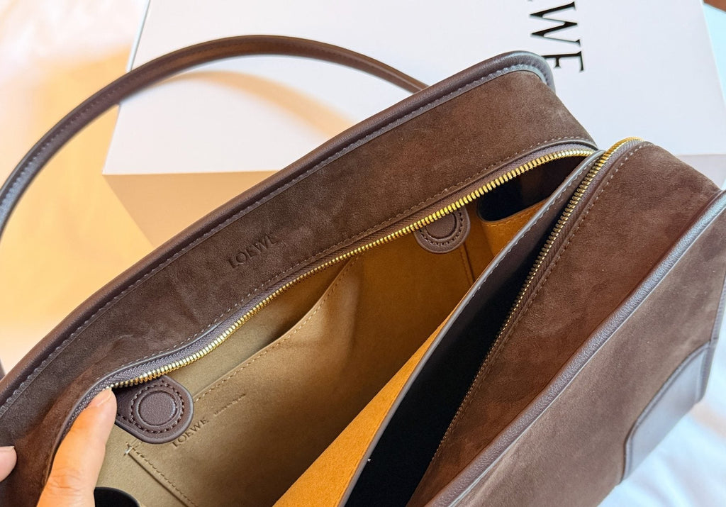 Loewe Amazona180 Top-Handle Shoulder Bag — detail
