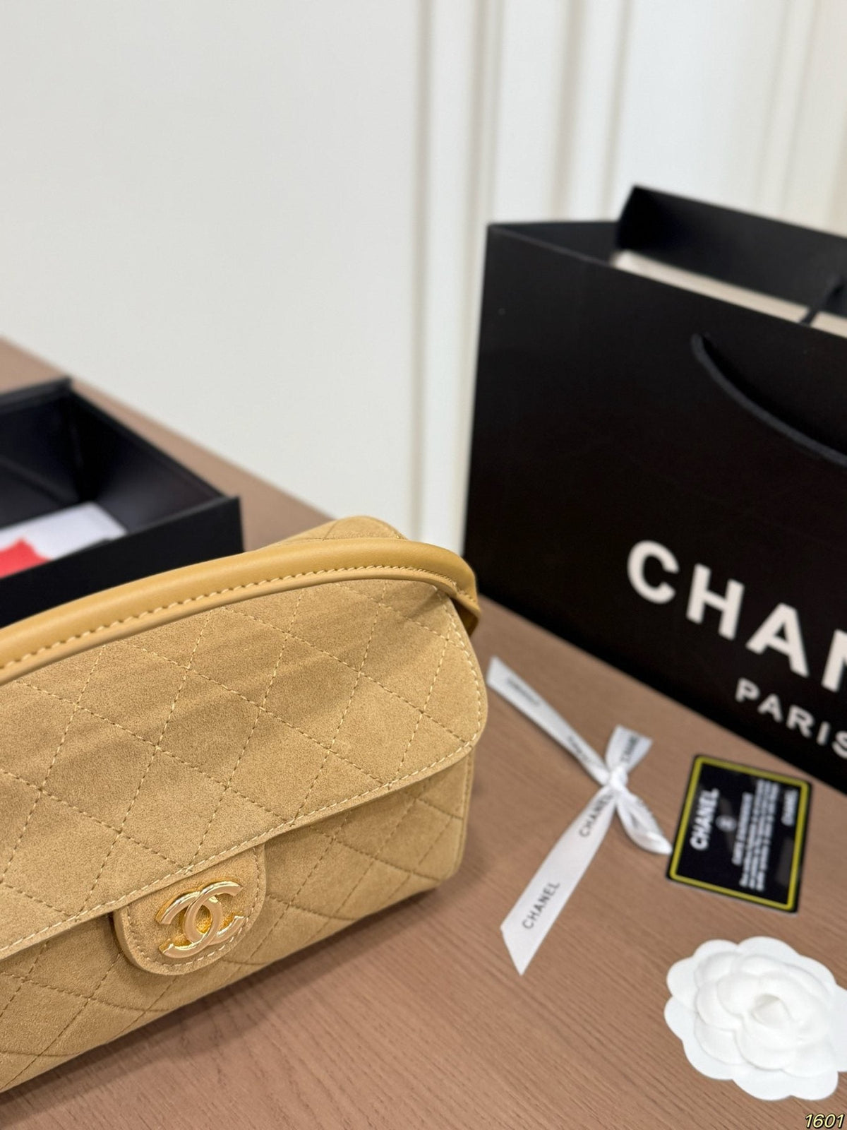 Chanel Quilted Bowling Shoulder Bag — detail