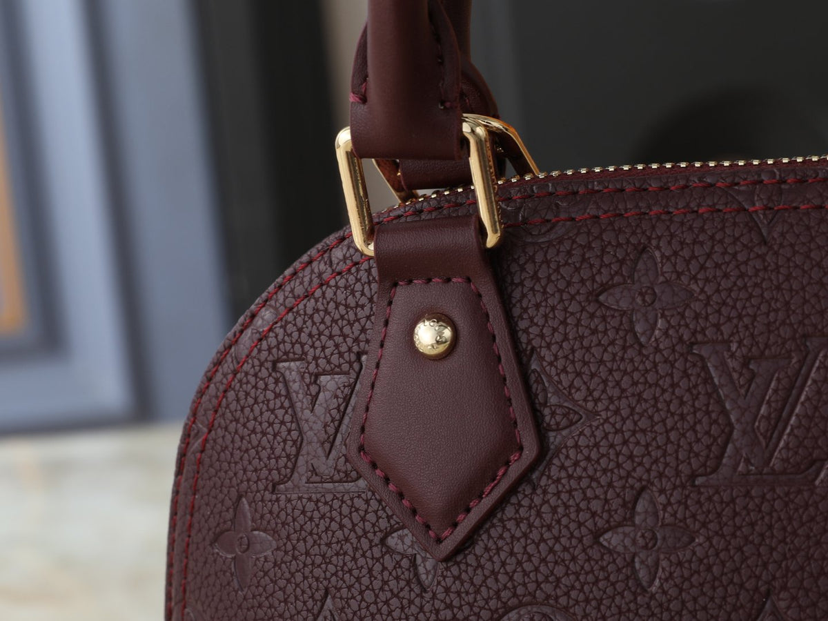 Louis Vuitton Alma BB Monogram Empreinte Bag — detail