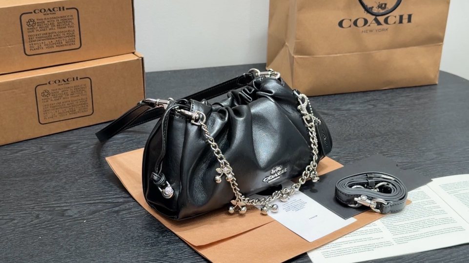 Coach Faye Gathered Shoulder Bag — hero