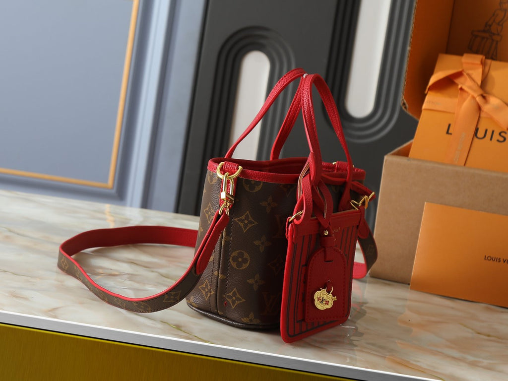 Louis Vuitton Neverfull Inside Out Tote Bag — side