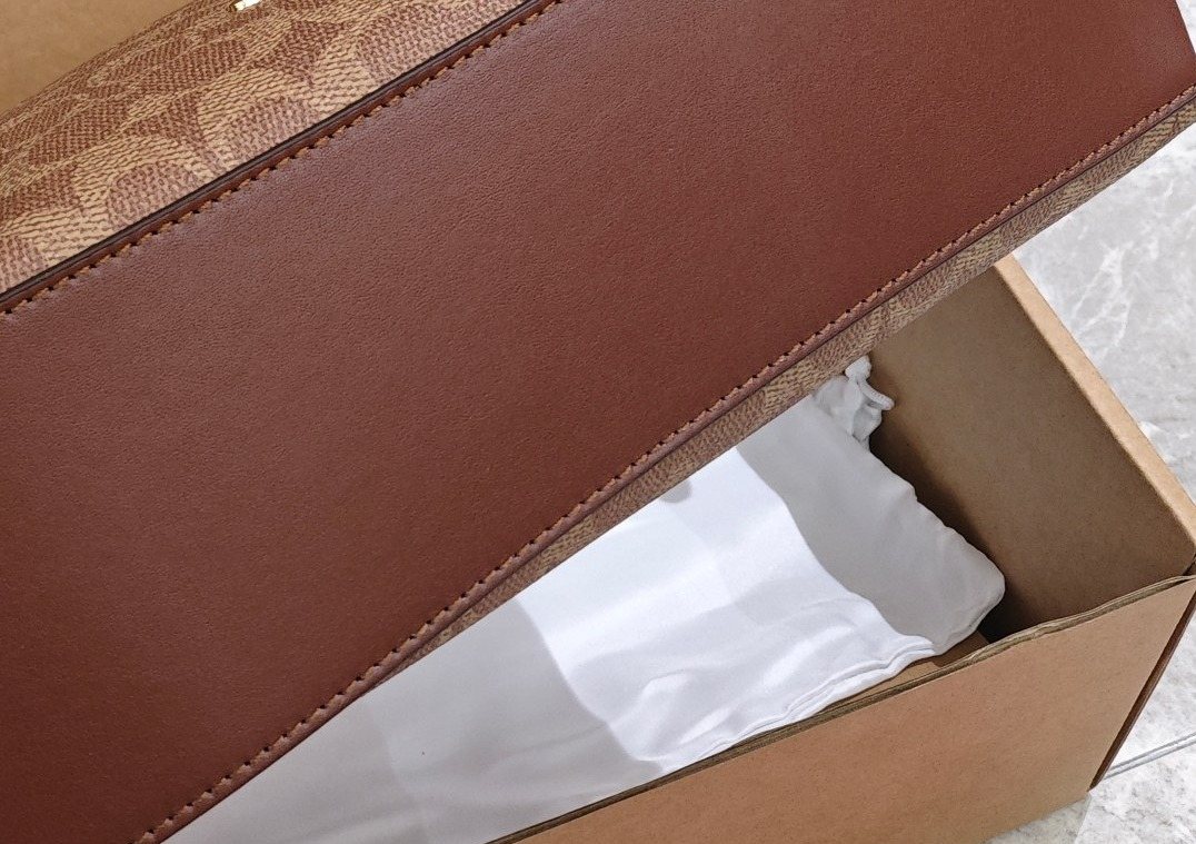 Coach Laurel Monogram Hobo Shoulder Bag — detail