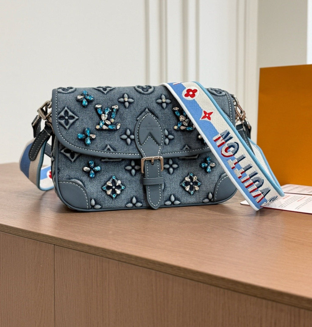 Louis Vuitton Diane Raised Monogram Shoulder Bag — hero