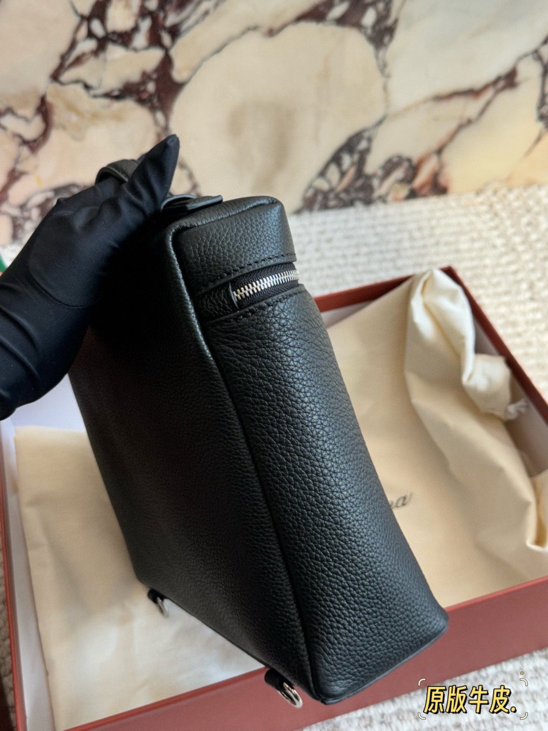 Loro Piana Extra Pocket Backpack — side