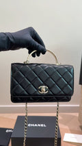 Chanel Quilted Flap Bag with Jeweled Arch Handle — hero