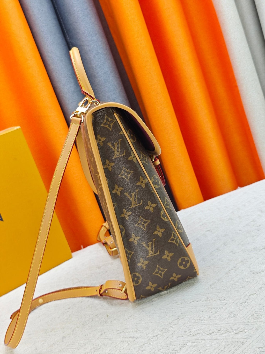 Louis Vuitton Diane Monogram Backpack — side