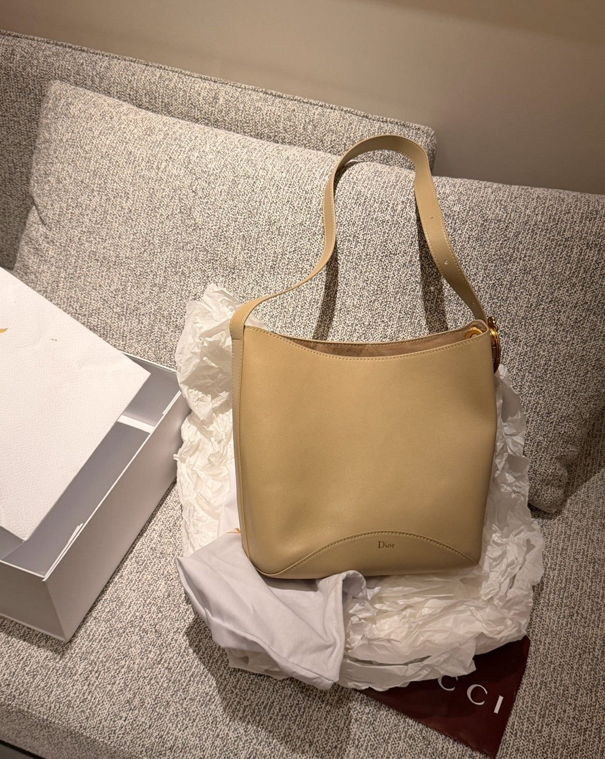 Dior Medaillon Bucket Shoulder Bag — hero