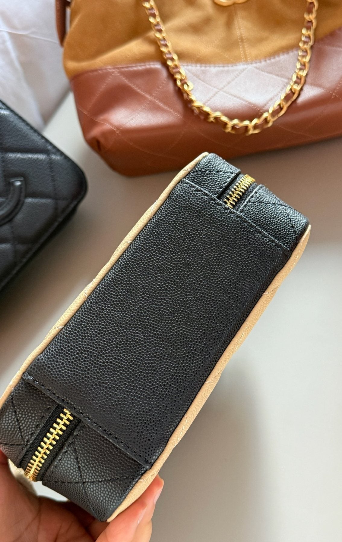 Chanel Rounded Top Handle Camera Bag — side