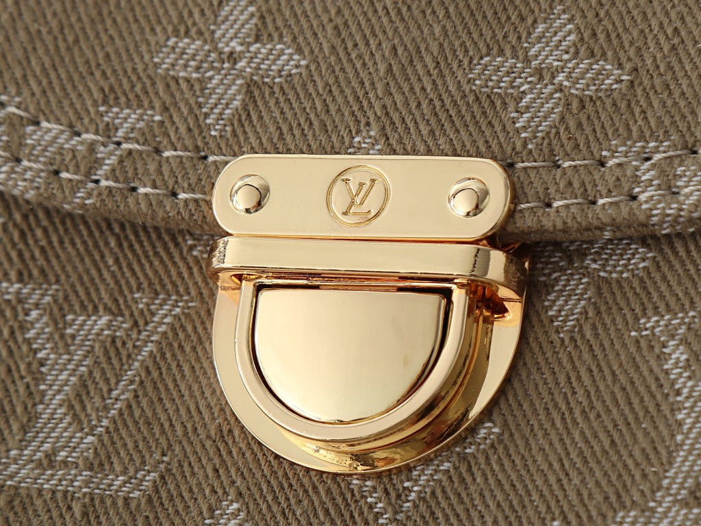 Louis Vuitton Monogram Denim Twin-Pocket Top-Handle Bag — detail