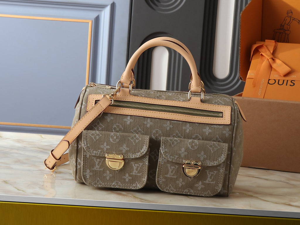 Louis Vuitton Monogram Denim Twin-Pocket Top-Handle Bag — hero